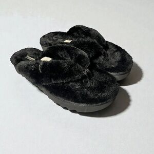 🌻Koolaburra by UGG Fuzz-It Plush Faux Fur Cozy Slip-On Slippers Women's Size 10